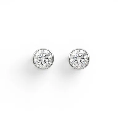 Miss Cecilia Women's Silver The Charlotte Studs In Metallic