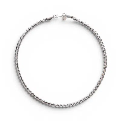 Miss Cecilia Women's Soho Chain Necklace Silver