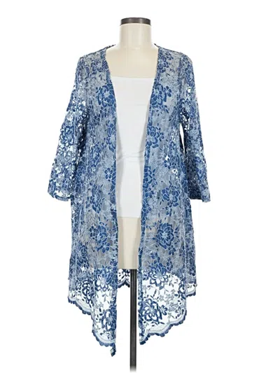 Pre-owned Miss Chievous Kimono In Blue