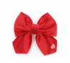 Miss Cicconi Women's Abigail - Bow Hair Clip - Tomato Red Velvet