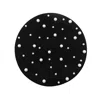 Miss Cicconi Women's Black / White Taylor - Black Wool Beret Hat - Embellished White Pearls -  Adult Size In Black/white