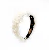 Miss Cicconi Women's Neutrals / White Grace - Best Bridal Hair Accessory - Vogue-  Headband - Ivory Feathers Pear
