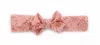 Miss Cicconi Women's Pink / Purple Bella - Soft Lacey Bow Headband In Blush