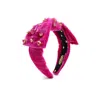 Miss Cicconi Women's Pink / Purple Cindy - Headband - Fuchsia Velvet