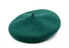 Miss Cicconi Women's Taylor - Emerald Green Wool Beret Hat - Adult Size In Green