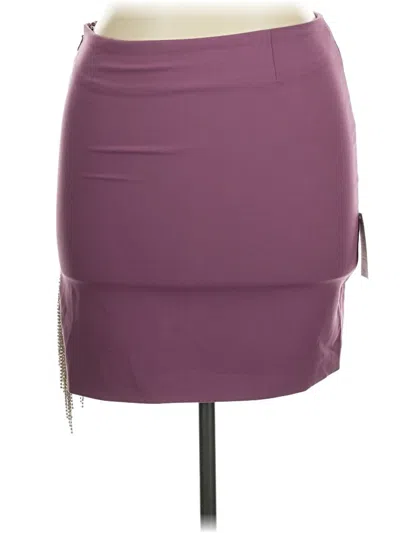 Pre-owned Miss Circle Casual Skirt In Purple
