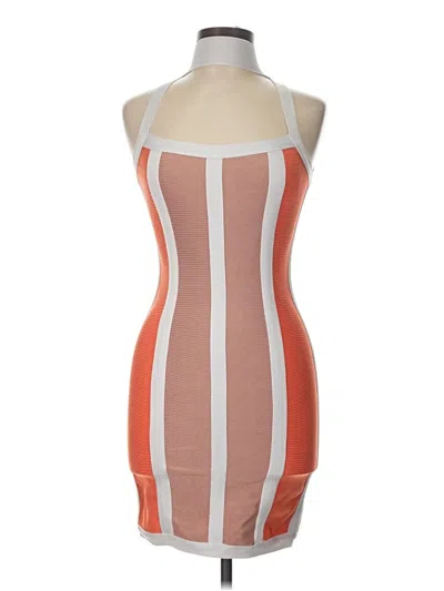 Pre-owned Miss Circle Cocktail Dress In Orange