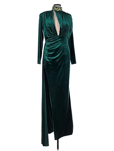 Pre-owned Miss Circle Cocktail Dress In Teal