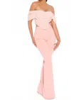 Miss Circle Flair Peachie Trouser In Pink In Pink