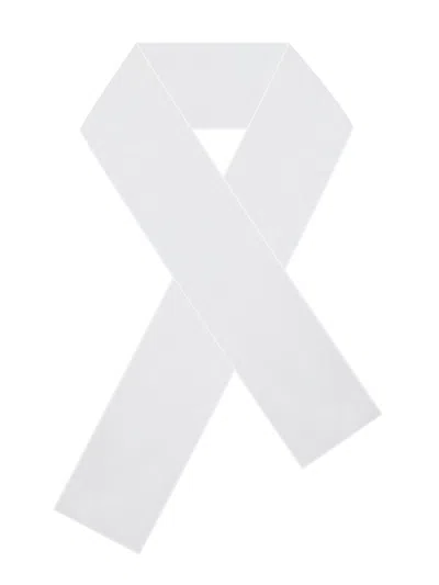 Miss Circle New York Women's Jaycee White Chiffon Scarf