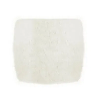 Miss Circle New York Women's White Narla Ivory Low-waisted Fur Mini Skirt