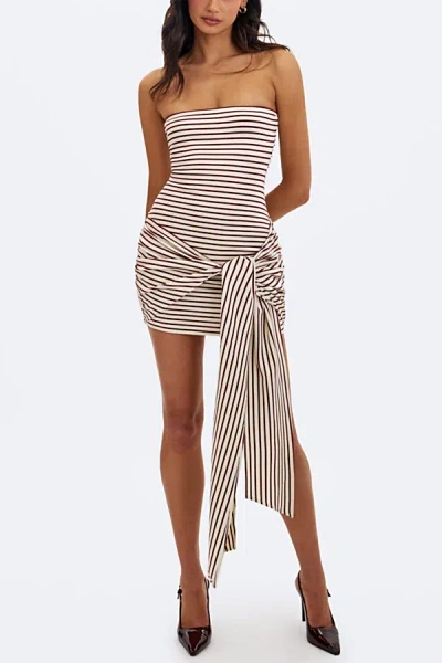 Miss Circle Tommie Lyocell Jersey Tie Strap Mini Dress In Multi