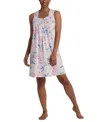 Miss Elaine Women's Sleeveless Printed Nightgown