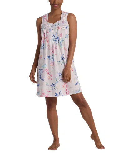 Miss Elaine Women's Sleeveless Printed Nightgown
