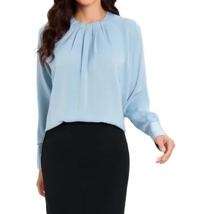 Miss Finch Nyc Serene Skyline Top In Blue