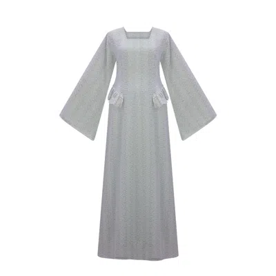 Miss Fm Women's Blue Ellie Dress In Gray