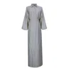 Miss Fm Women's Neutrals / Black / White Mimi Maxi Dress In Black