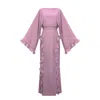 Miss Fm Women's Pink / Purple Amber In Blush - Cotton Lined Maxi Dress In Pink/purple