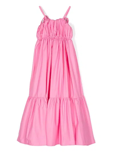 Miss Grant Kids' A-line Cotton Dress In Pink