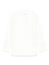 Miss Grant Distressed Blazer In White