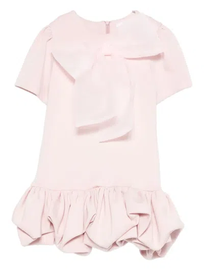 Miss Grant Kids' Bow Balloon Dress In Pink