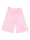 Miss Grant Bow-embellished Trousers In Pink