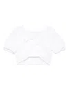 Miss Grant Broderie-anglaise Blouse Set (set Of Two) In White
