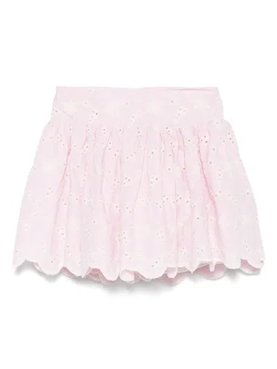 Miss Grant Babies' Broderie-anglaise Skirt In Pink