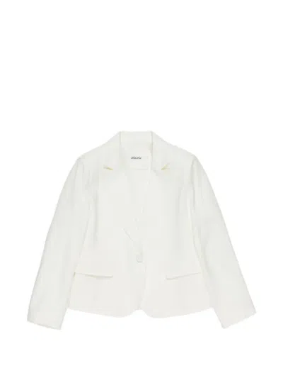 Miss Grant Kids' Button Blazer In White