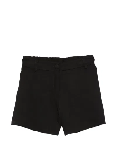 Miss Grant Kids' Button Shorts In Black