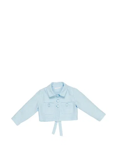 Miss Grant Buttoned Jacket In Blue