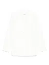 Miss Grant Distressed Blazer In White