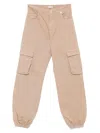 Miss Grant Cargo Trousers In Neutrals