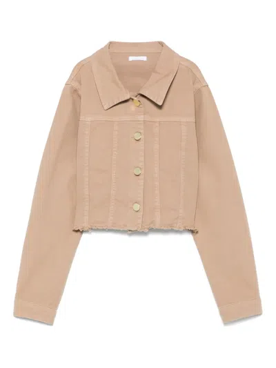Miss Grant Kids' Cropped Jacket In Neutrals