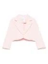 Miss Grant Cropped Jacket In Pink