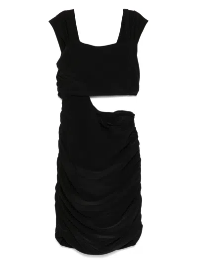 Miss Grant Kids' Cut-out Dress In Black