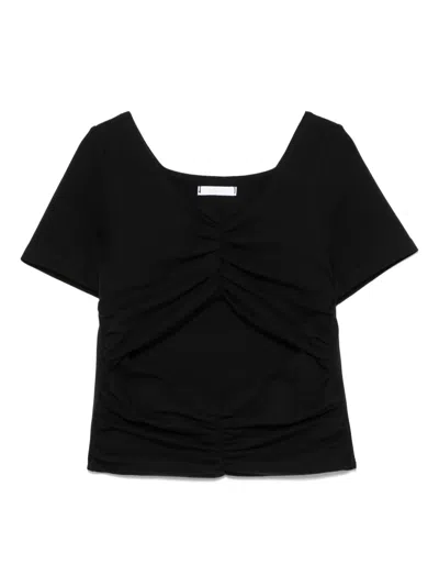 Miss Grant Kids' Cut-out T-shirt In Black