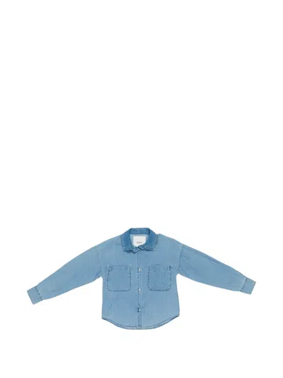 Miss Grant Kids' Denim Shirt In Blue