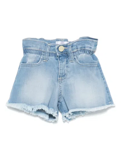 Miss Grant Babies' Denim Shorts In Blue