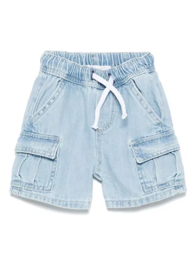 Miss Grant Babies' Denim Shorts In Blue