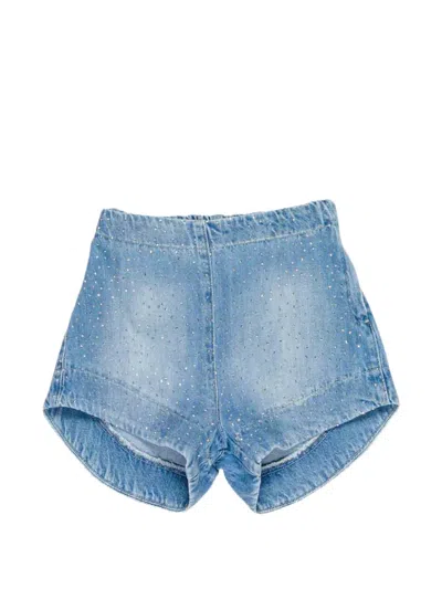 Miss Grant Kids' Denim Shorts In Blue