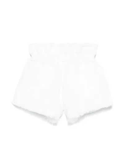 Miss Grant Babies' Denim Shorts In White