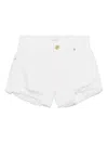 Miss Grant Distressed Shorts In White