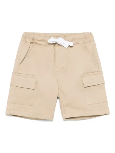Miss Grant Babies' Drawstring Shorts In Neutrals