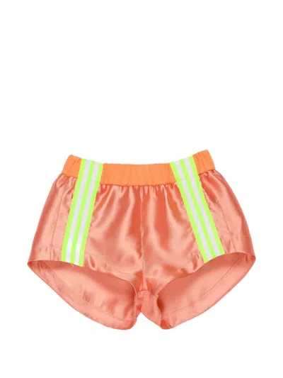 Miss Grant Kids' Elasticated Stripe Shorts In Multi