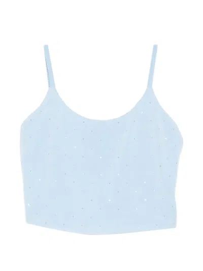 Miss Grant Kids' Embellished Top In Blue