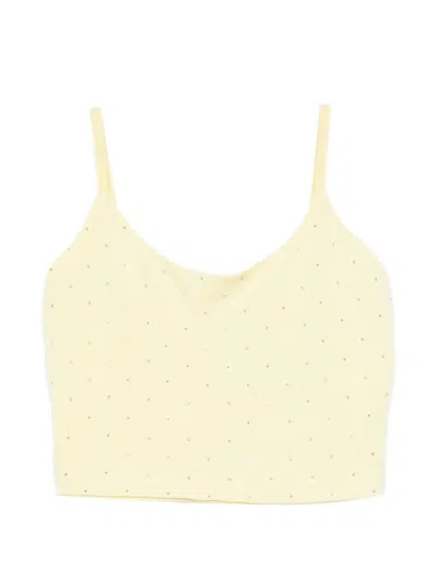 Miss Grant Kids' Embellished Top In Neutral