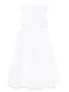 Miss Grant Embroidered Dress In White
