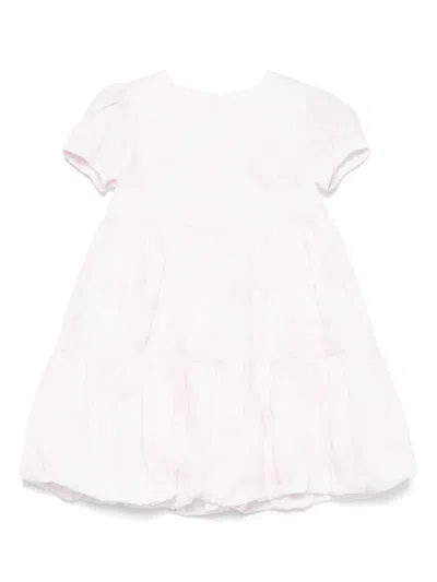 Miss Grant Babies' Floral-print Dress In Pink