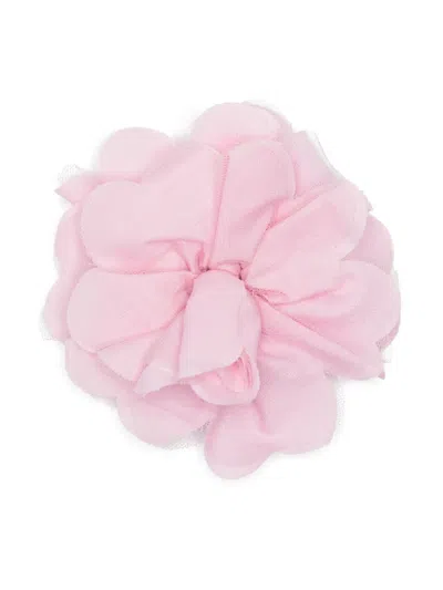 Miss Grant Kids' Flower Hair-clip Brooch In 粉色